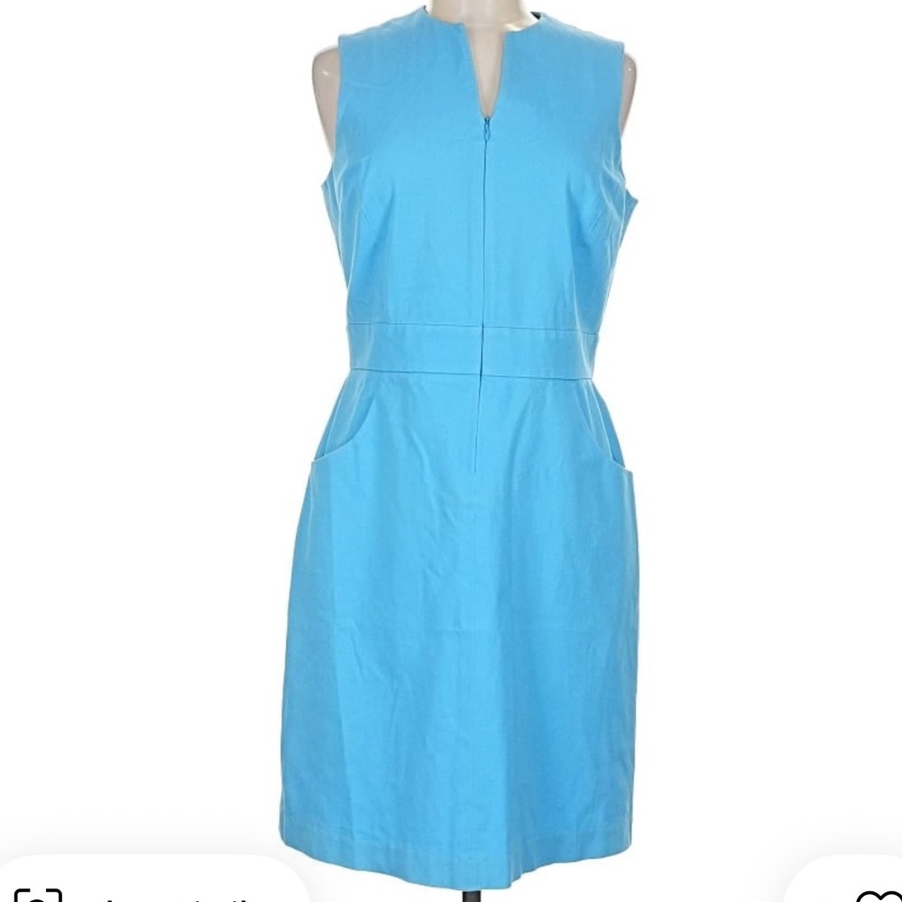 GUC J. McLaughlin Vibrant Blue Sleeveless Midi Dress